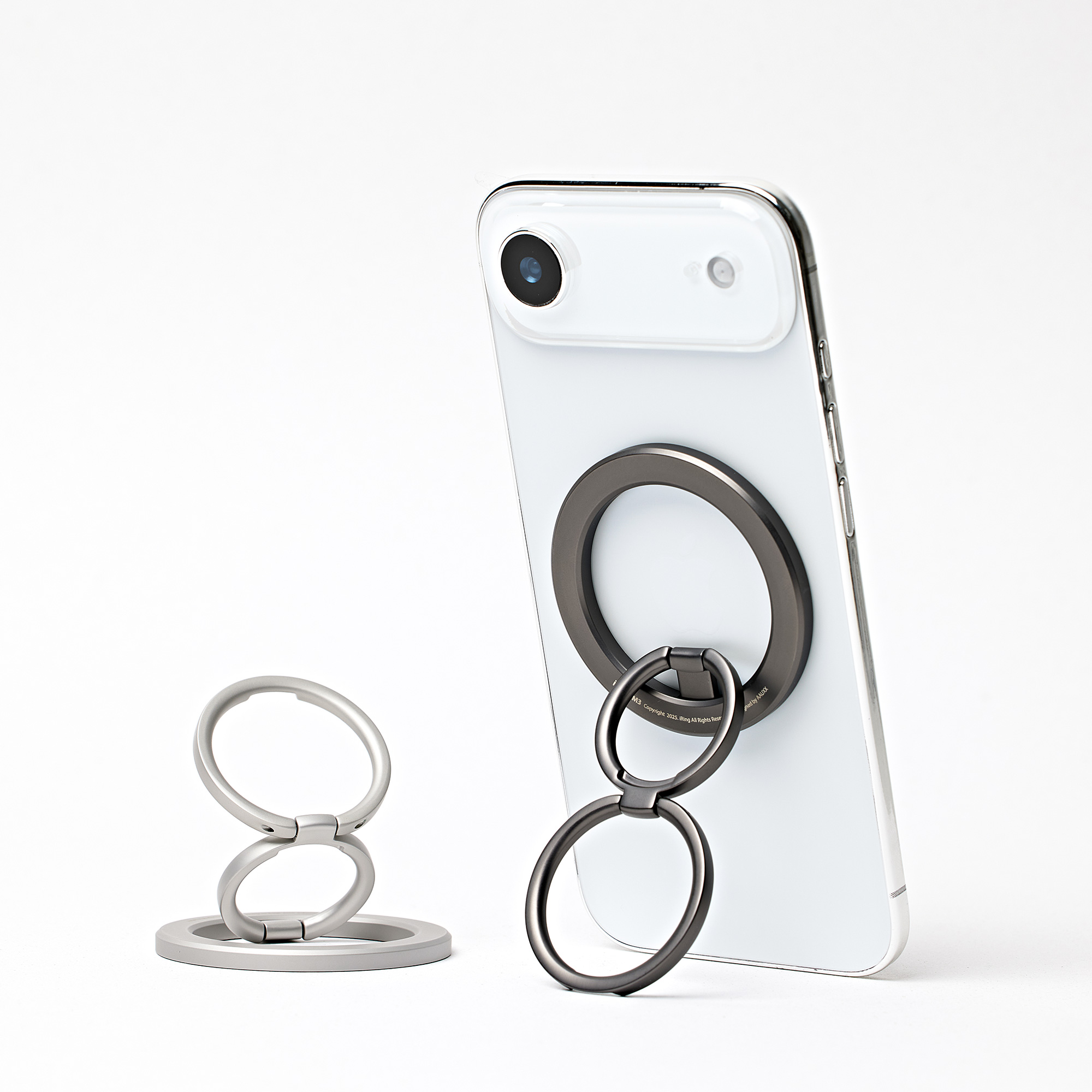 억스 아이링 M3 맥세이프 그립 톡 홀더 양면자석 휴대폰 핑거링 스탠드 핸드폰 거치대