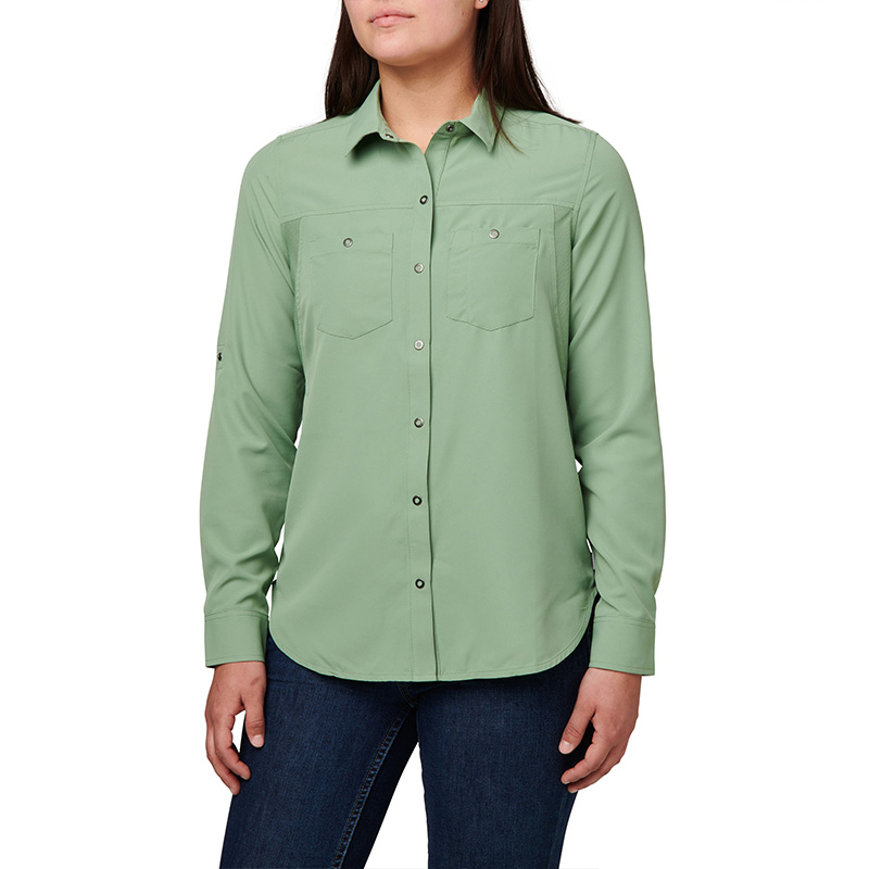 5.11 택티컬 여성용 막스맨 긴팔 셔츠(데저트 세이지) - W/M Marksman L/S Shirt (Desert Sage) - 상품 이미지