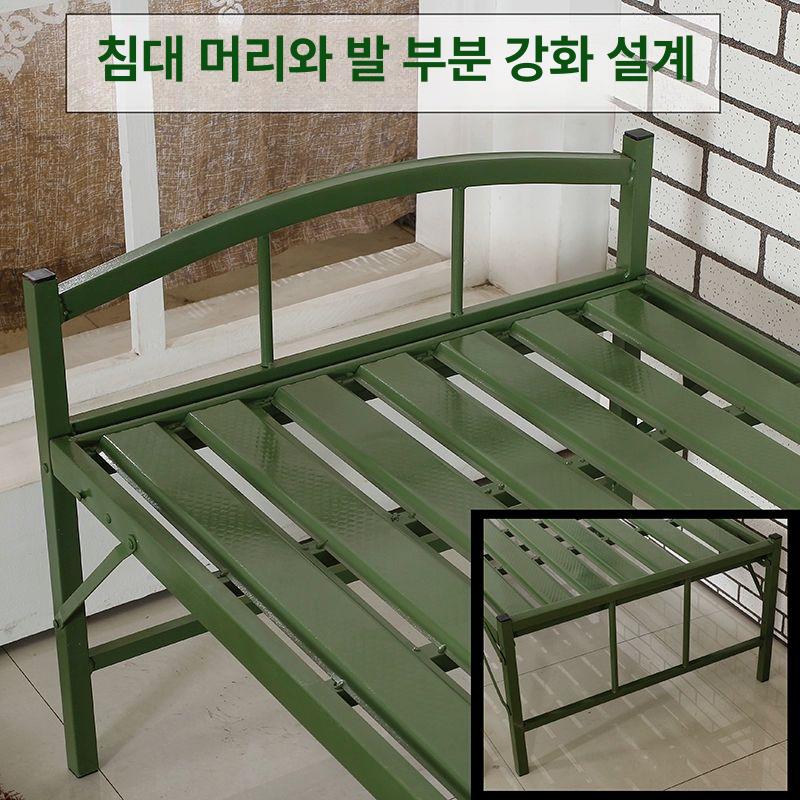 철제 침대 프레임 싱글 매트리스 받침대 원룸 침실 저상 침대 프레임 - 상세 이미지 3