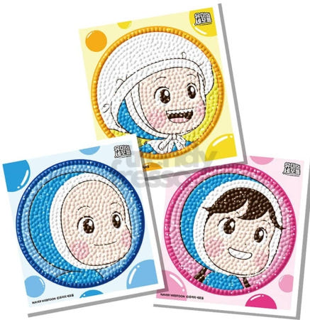 트렌디프레소협력사 마켓터치드 유미의세포들 러블리 스티커보석십자수 10x11 캐릭터보석십자수 토이앤퍼즐