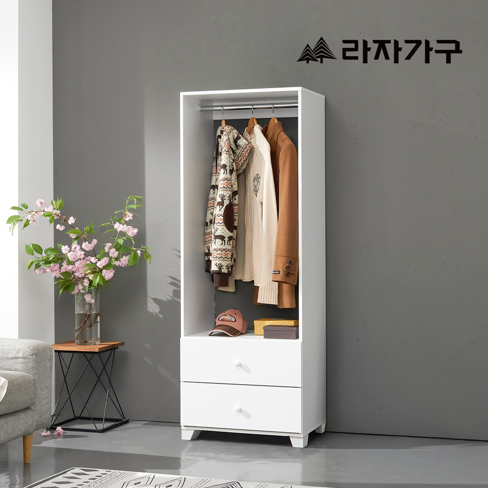 라자가구 엠마 시스템 모듈 옷장 드레스룸 서랍 행거 600