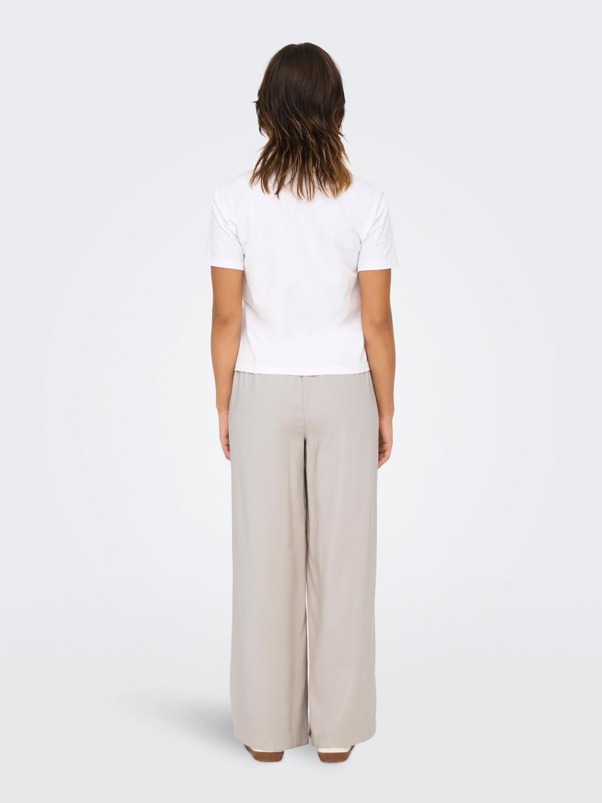 온리 그래픽 라운드넥 레터링 반팔 티셔츠 15346663_5_1180412 WHITE / BRIGHT WHITE - 상세 이미지 3