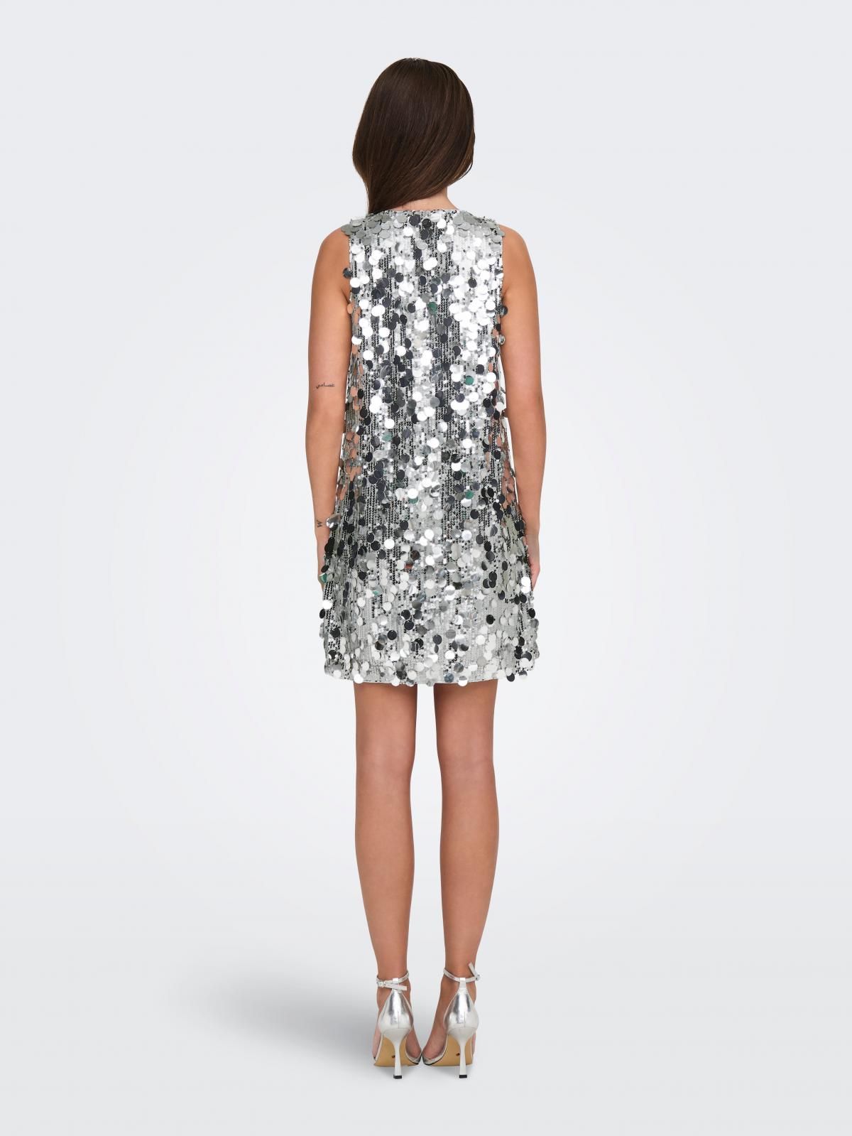 제이디와이 글리터 시퀸 파티 실버 미니 원피스 15350703_387 GREY / SILVER - 상세 이미지 2
