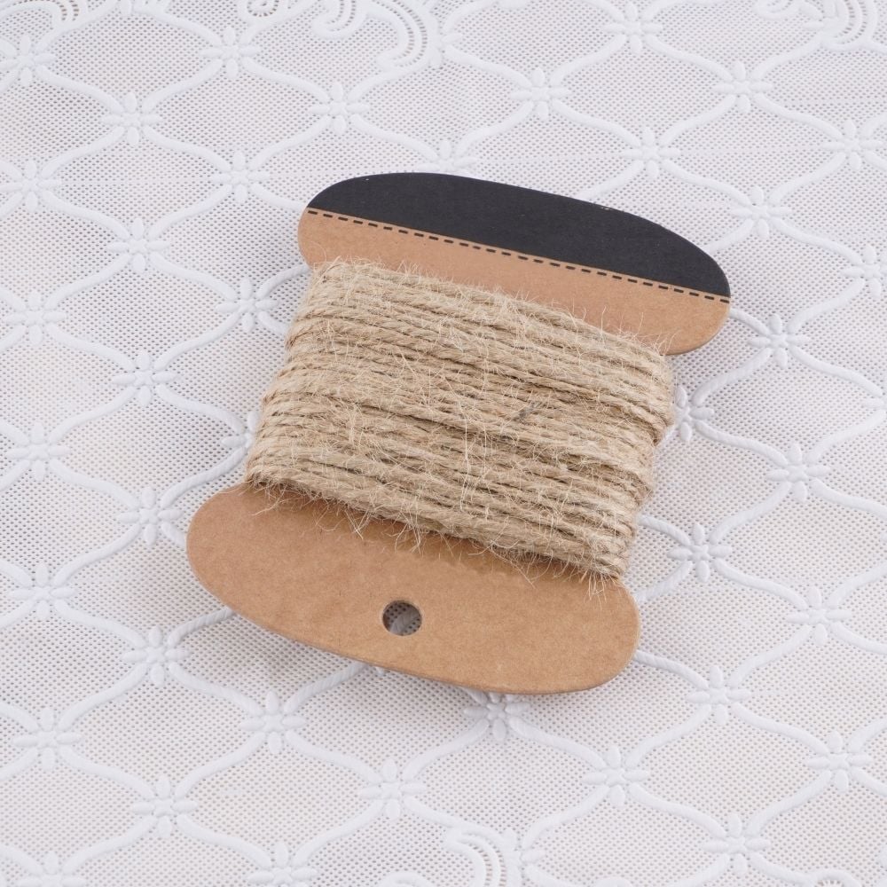 인테리어 노끈 소품 포장 DIY 마끈 리본 로프 황마끈 2mm x 10m - 상품 이미지
