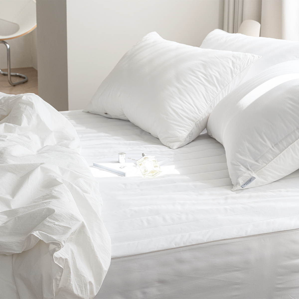 면60수 레이크 누빔 매트리스 이불패드 SS/Q