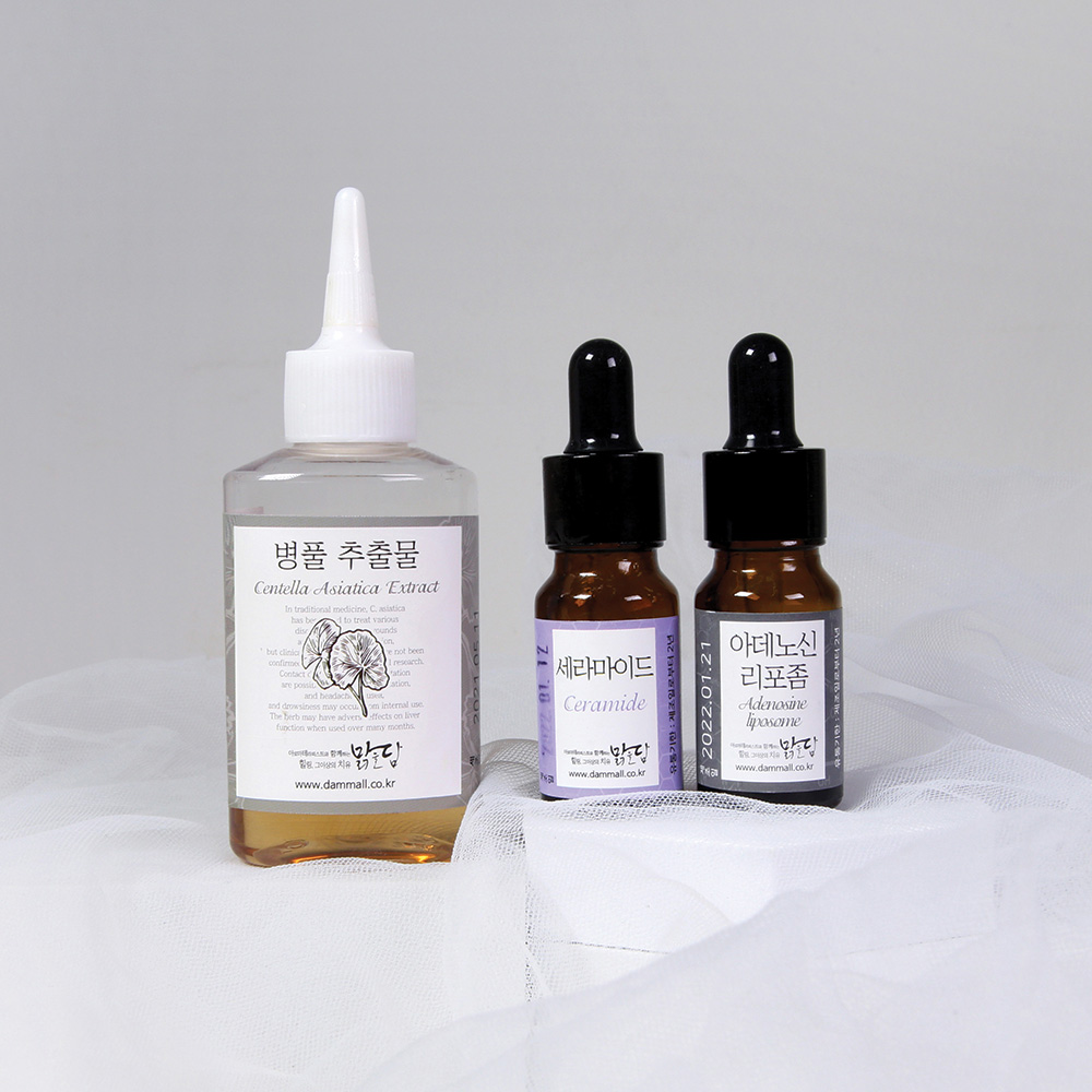 맑을담 찐 세라마이드 토너 만들기 4종 키트+수분 크림 90ml - 상품 이미지