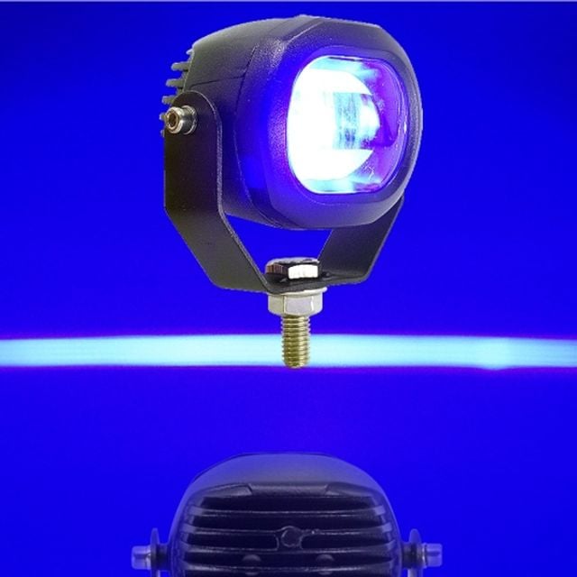DC12V-60V 사고예방 지게차 LED 안전라인램프 블루 - 상품 이미지
