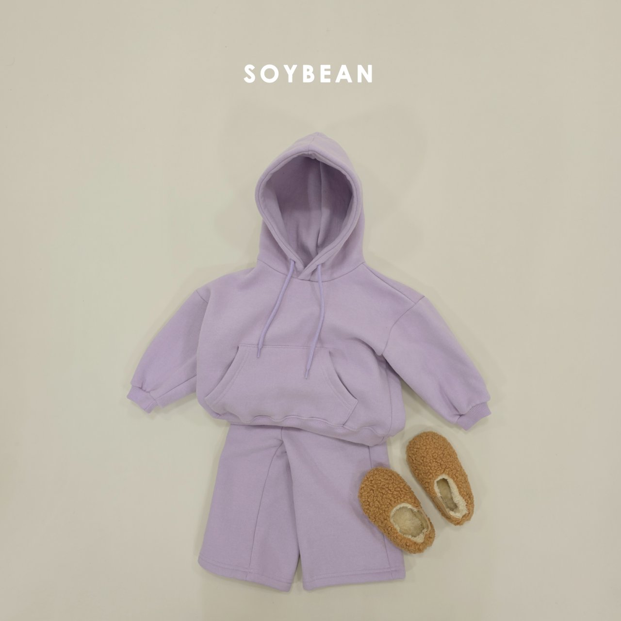 소이빈 겨울 기모 후드와이드상하복 XS-JL초등저학년 - 상세 이미지 3