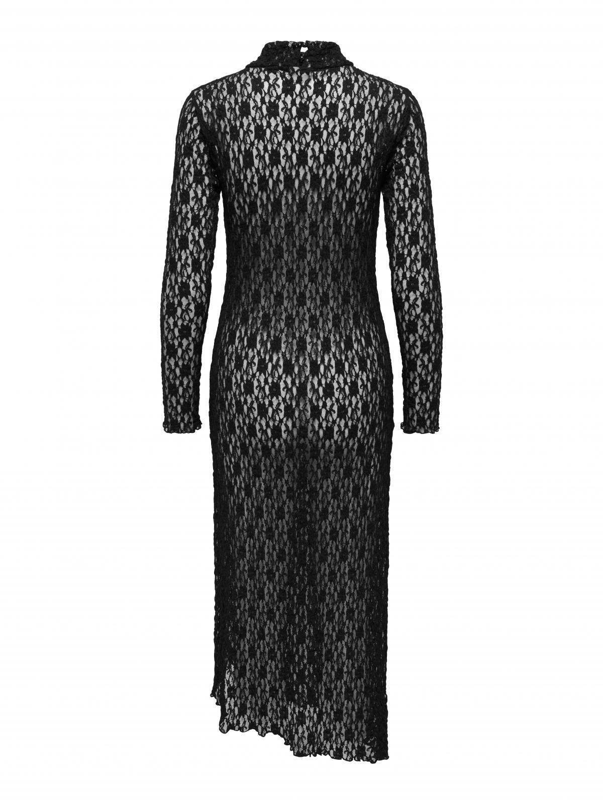 제이디와이 파티 레이스 롱 원피스 하이넥 15380926_2161 BLACK / BLACK - 상세 이미지 2