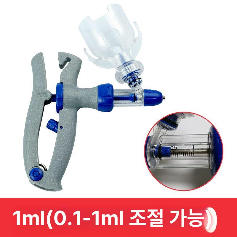 가축 연속 주입 수의학 축사 접종 염소 바늘 인젝터 닭 주사기 1ml - 상세 이미지 3