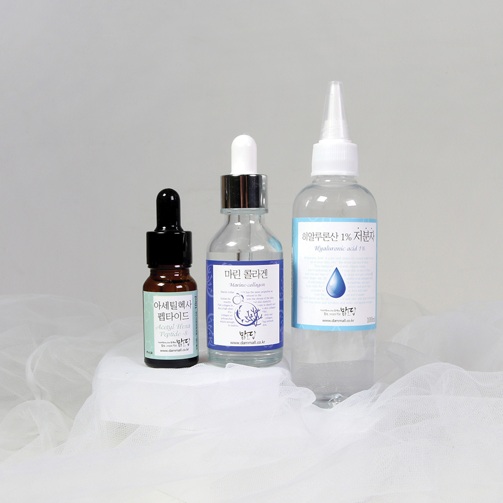 맑을담 바르는 찐 BTX 앰플 만들기 4종 키트+수분 크림 90ml - 상품 이미지