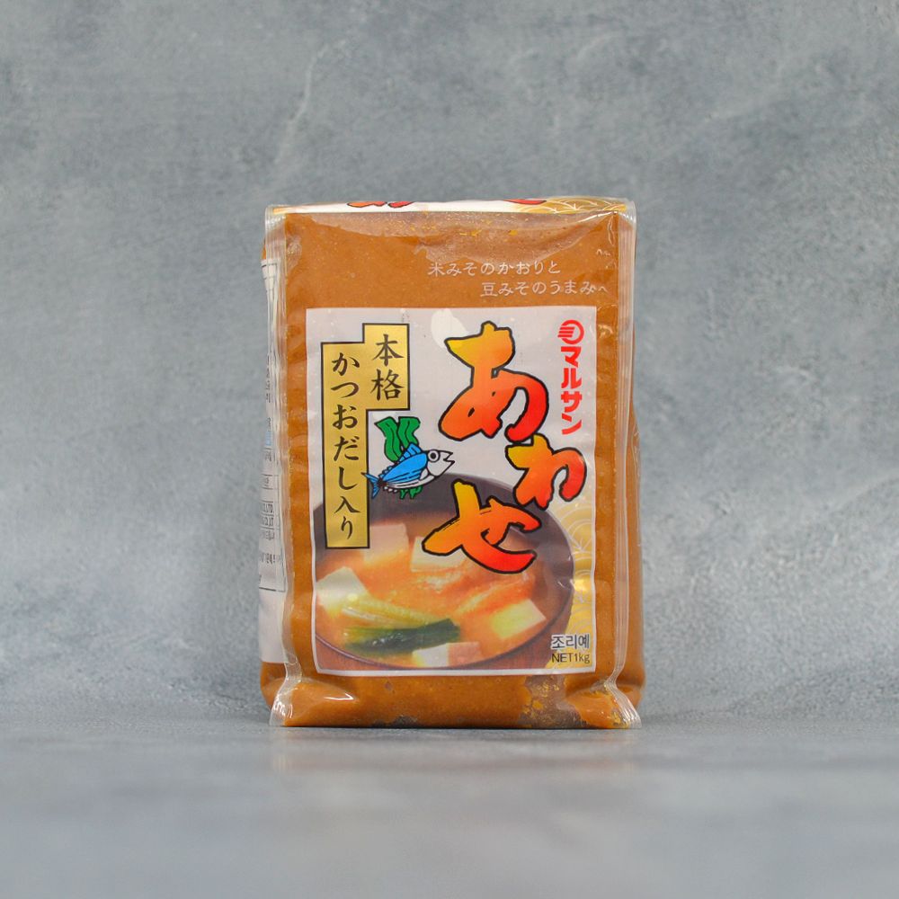마루산 아와세 미소 된장 1kg 일본 적색 일식 적된장 - 상품 이미지