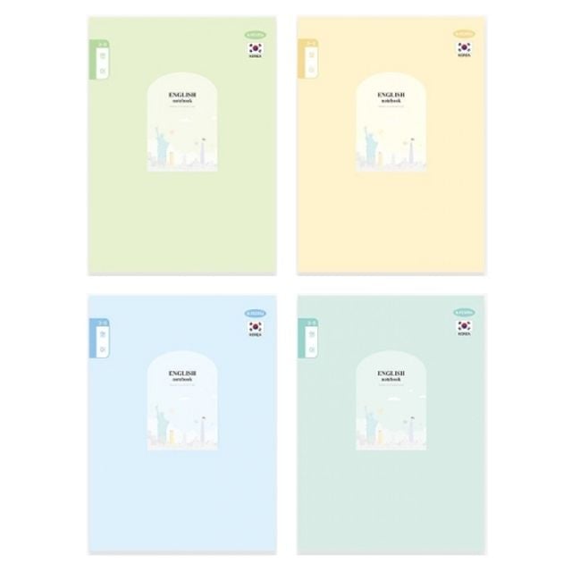 (펜피아) 1000 초등노트 (3-6영어) 필기노트/188x260mm/24매 권(1개입) - 메인 이미지
