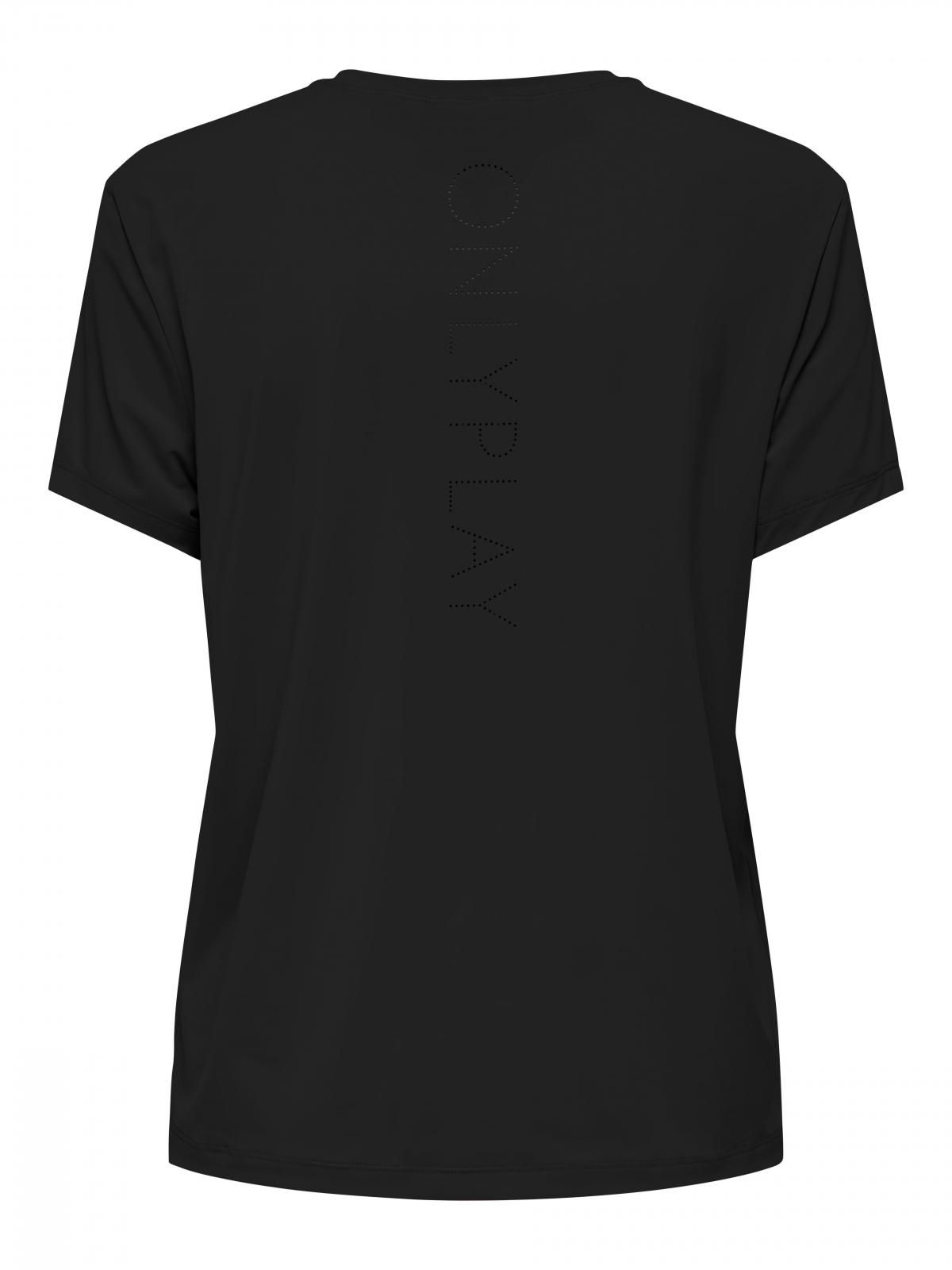 온리 테크니컬 쿨링 루즈핏 반팔 티셔츠 15346228_2161 BLACK / BLACK - 상세 이미지 4