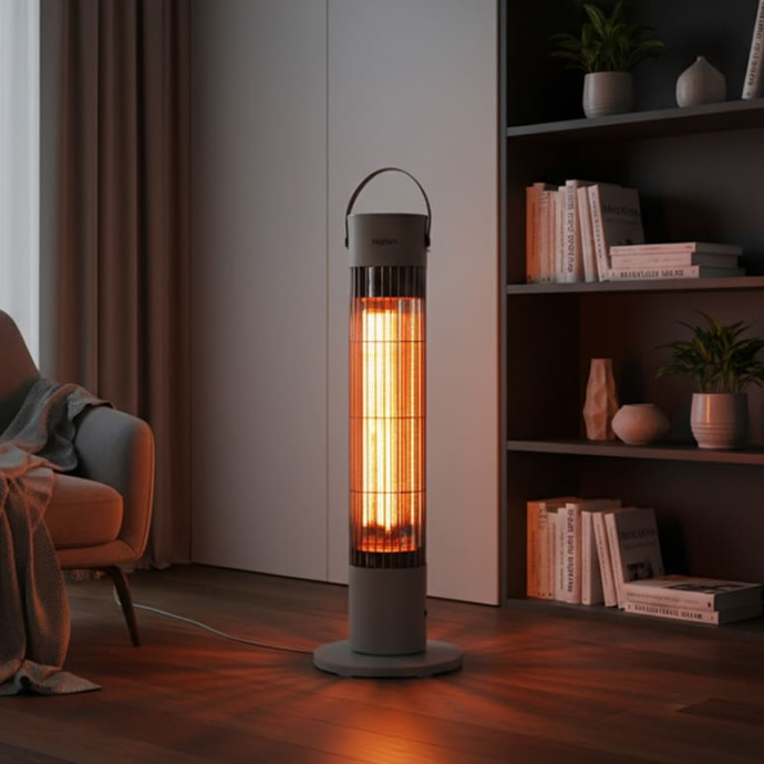 스탠드히터 가정용 카본 전기히터 거실난로 사무실방열기
