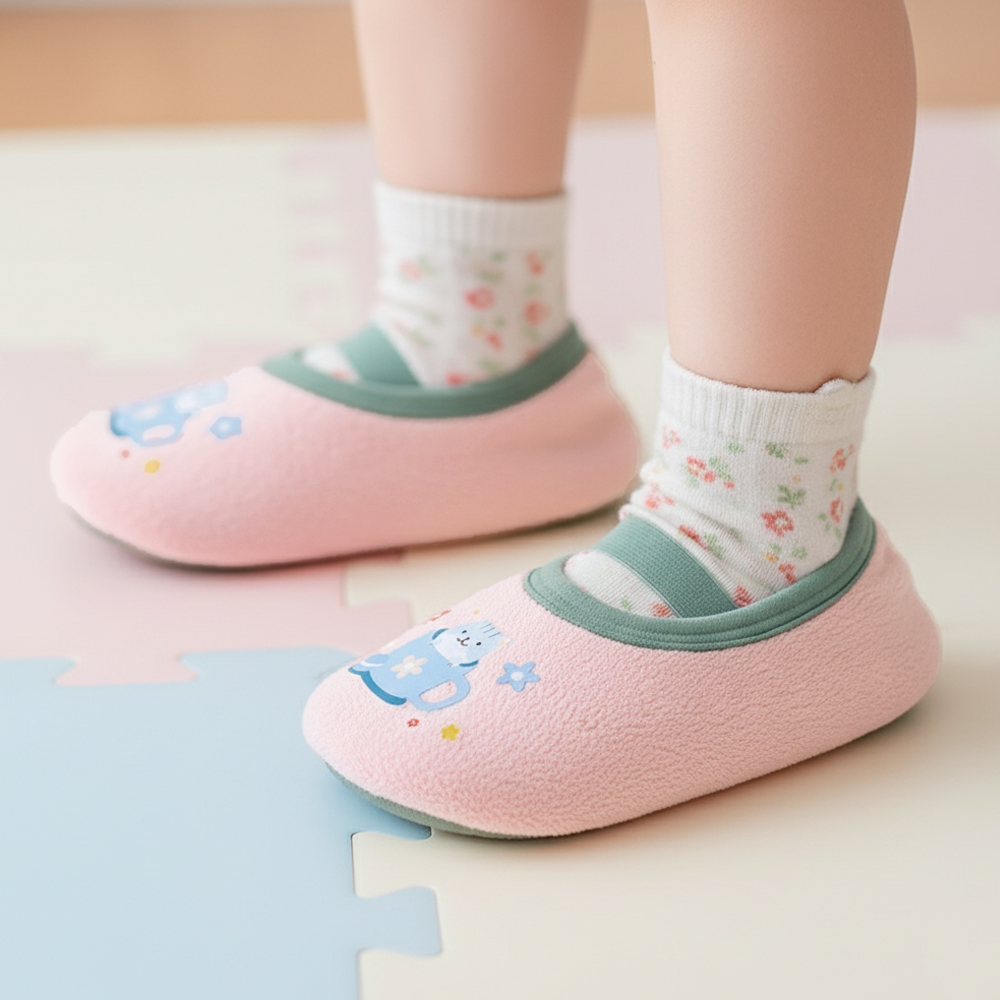 유아 아동 키즈 여아 남아 어린이 토들러 아이 베이비 방한 겨울 실내화 털 신발 덧신