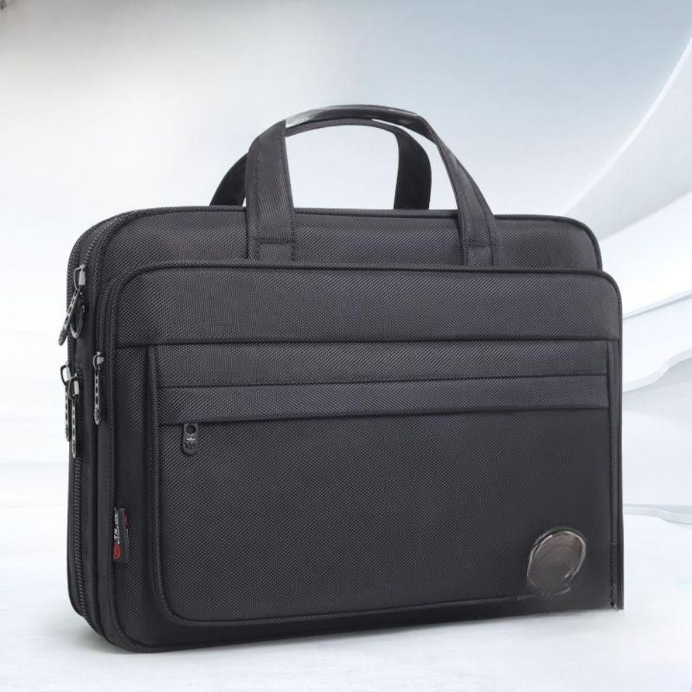 대용량 남성서류가방 노트북 맨백 가죽 브리프케이스 가방 M 15.6인치(40x31x11~14cm - 상품 이미지