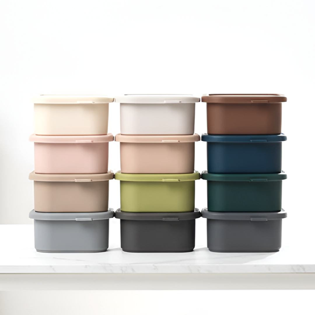 [N단독구성] 디아르 국내산 플래티넘 실리콘 밥 팩 소분 냉동밥 보관 용기 200ml 4P