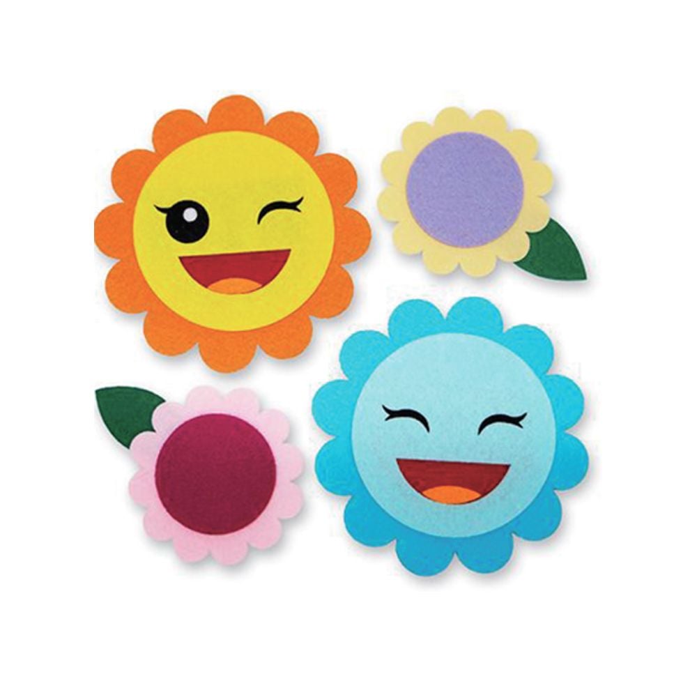 펠트 꽃친구들SET (11cm/7cm) 환경꾸미기재료 - 상품 이미지