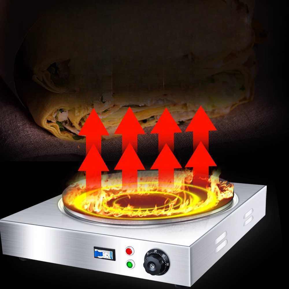 크레페 기계 전기식 스테인리스 조리기 업소용 제과기 전기 40 원형(2500W) - 상세 이미지 3