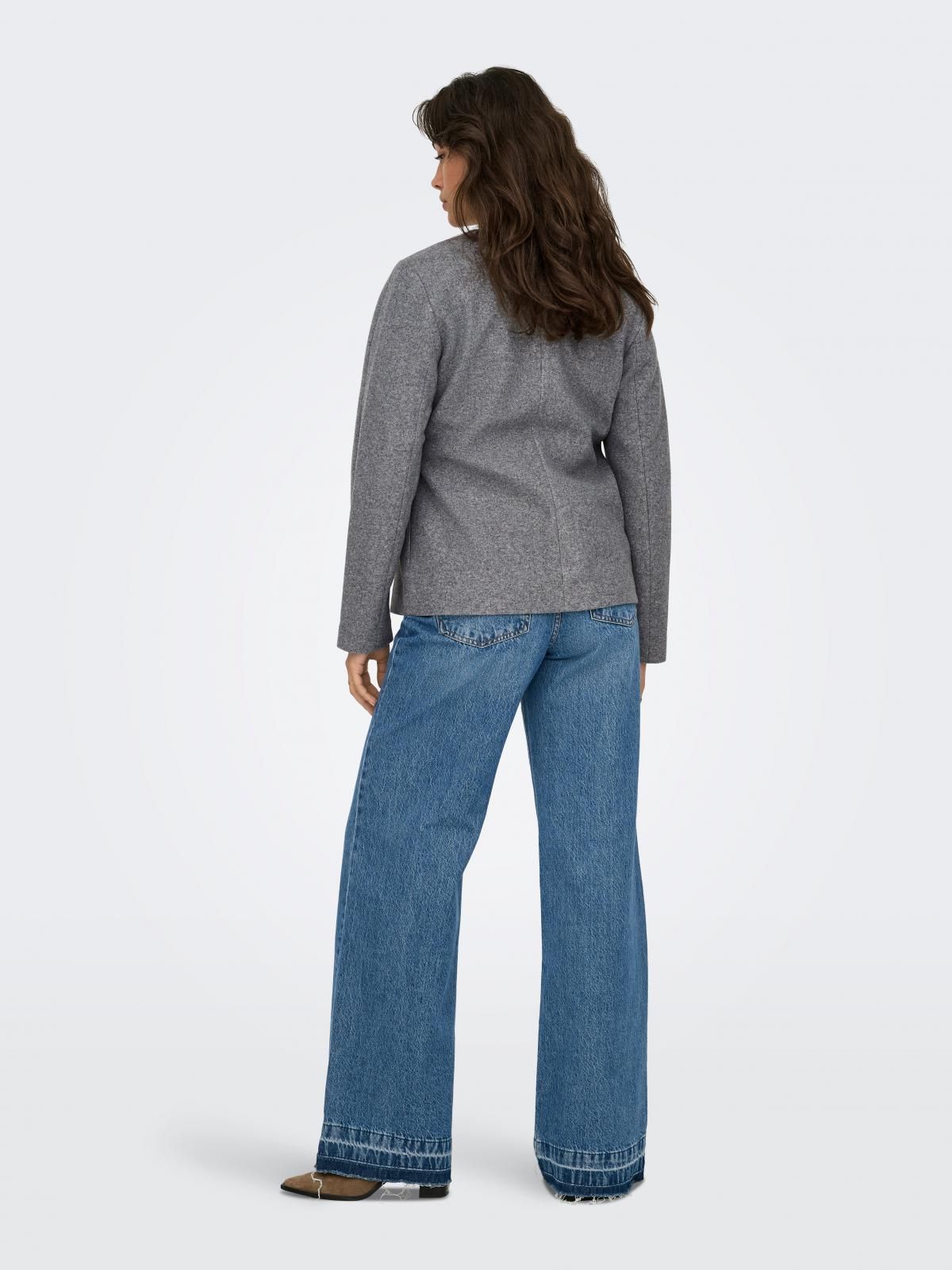 온리 테크니컬 브이넥 스트랩 재킷 15373152_2382 GREY / MEDIUM GREY MELANGE - 상세 이미지 2