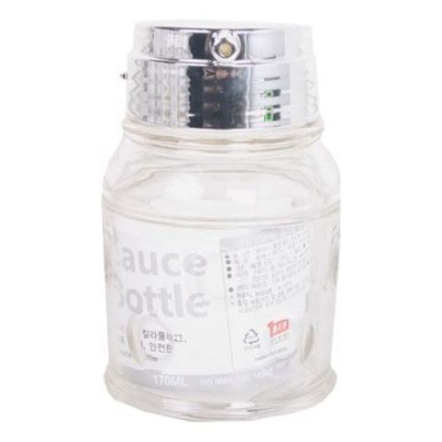 (set)물방울 간장병 실버170ML(소) 6개 - 상품 이미지