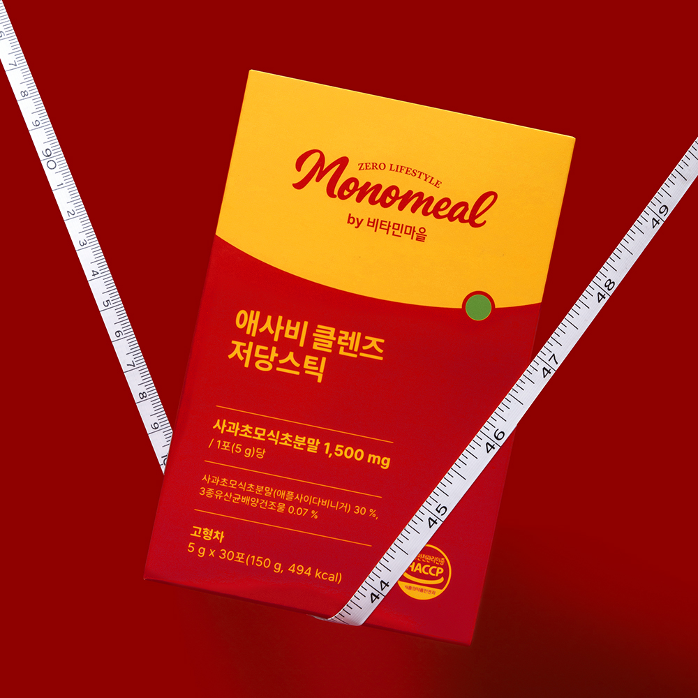 [2개월분] 비타민마을 모노밀 애사비 클렌즈 저당스틱 5g 30포, 2개 이미지 6