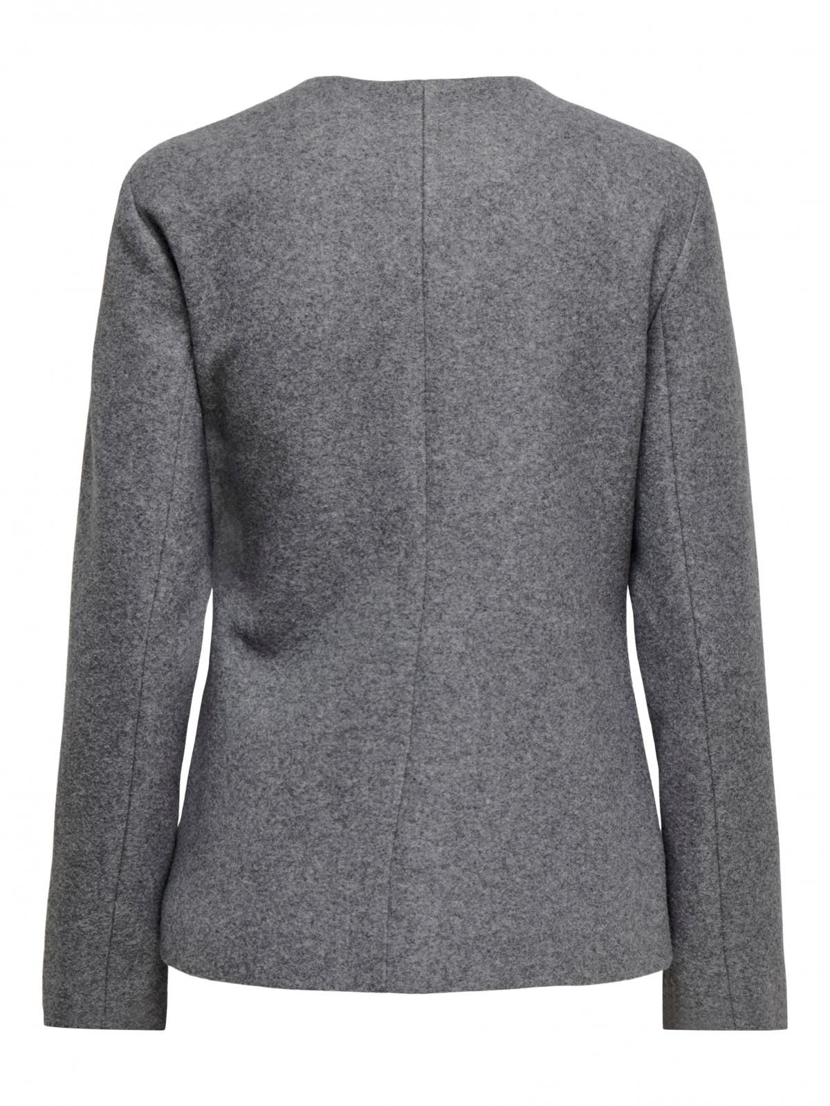 온리 테크니컬 브이넥 스트랩 재킷 15373152_2382 GREY / MEDIUM GREY MELANGE - 상세 이미지 4