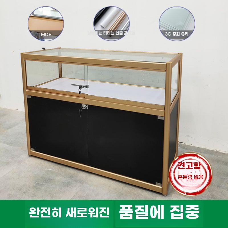 유리 주얼리 전시 진열대 매장용 카운터 쇼케이스 - 상세 이미지 3