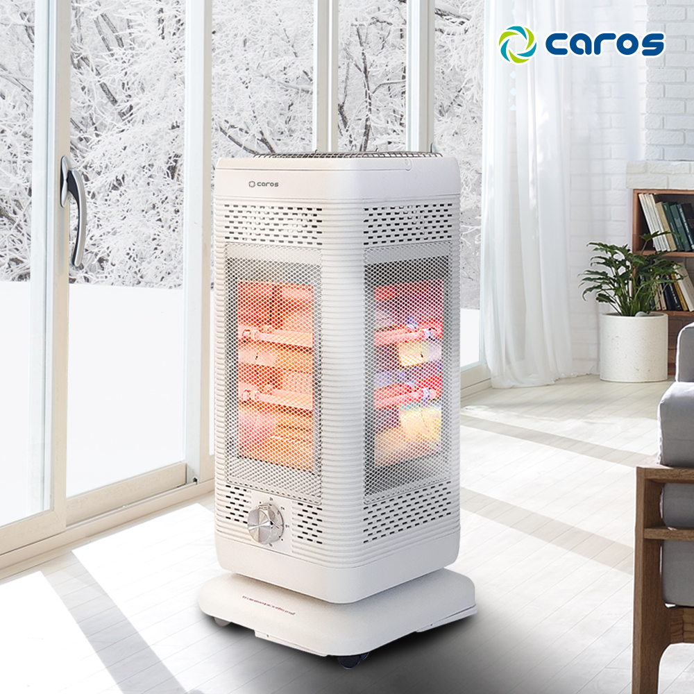캐로스 오방난로 가벼운 전기히터 난방기 스토브 업소용 가정용 사무실 무소음