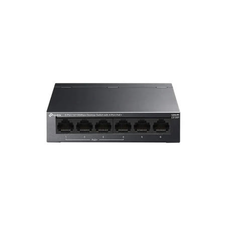 [TP-Link] 티피링크 LS106P 100Mbps 6포트 PoE 스위치 (4포트 PoE+)