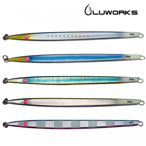 루웍스 LWJ-111 다이노 메탈 지그 빅게임 롱지그 부시리 방어 대삼치 01, 250g - 상세 이미지 3