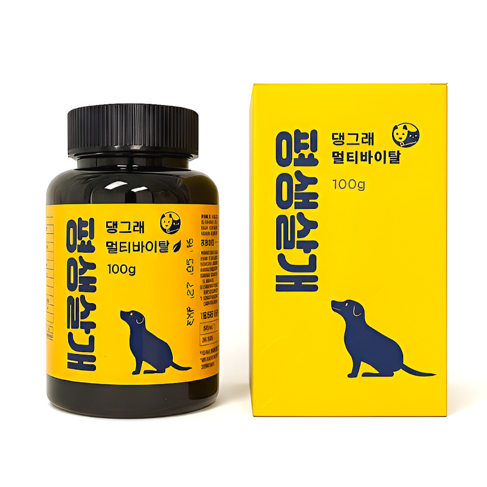 댕그래 강아지 종합 영양제 노견 루테인 기침 슬개골 평생살개 100g - 상품 이미지