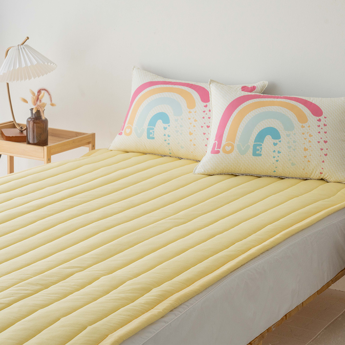 면60수 레이크 누빔 매트리스 이불패드 SS/Q