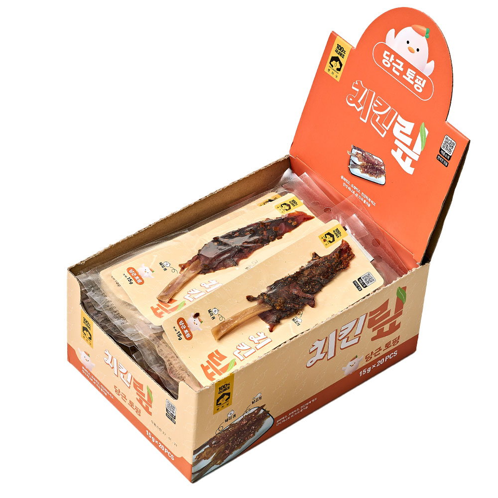 국내산 강아지육포 강아지다이어트간식 치킨 져키 오리지날 15g