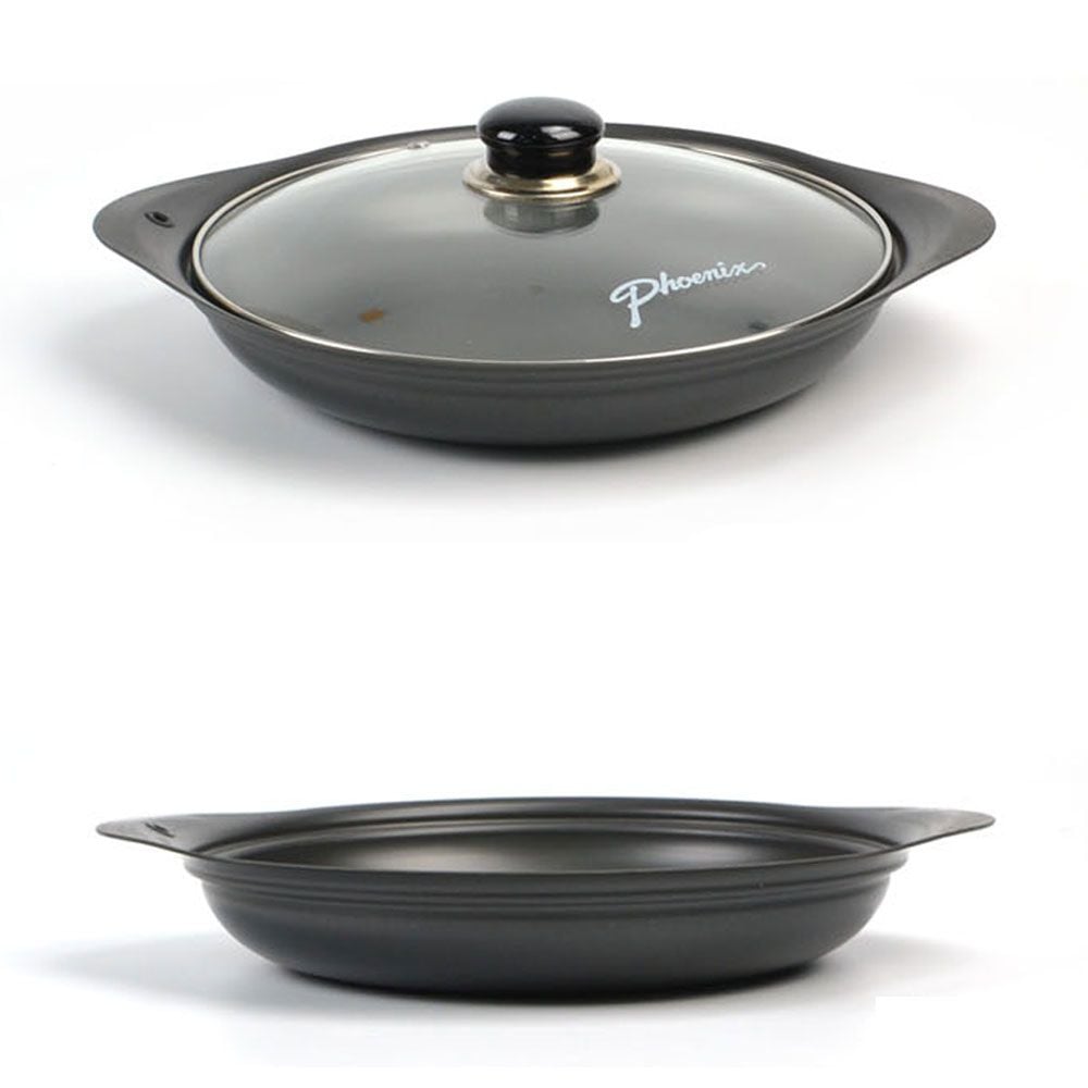 감자탕 찌개냄비 전골냄비 29x4.7cm 15호 뚜껑포함 - 상품 이미지