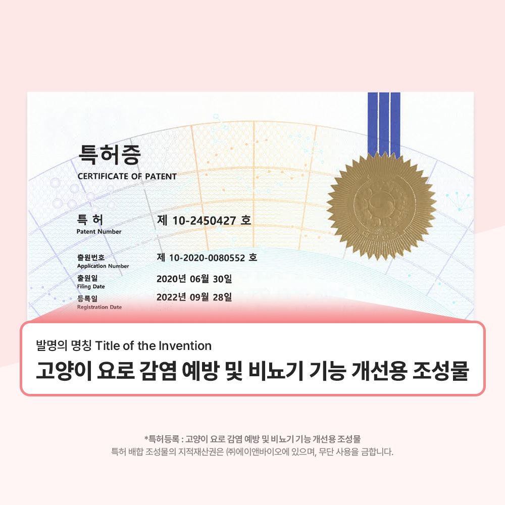 닥터바이 요로케어 고양이 신장 방광 배뇨 크랜베리 영양제 30포, 1개