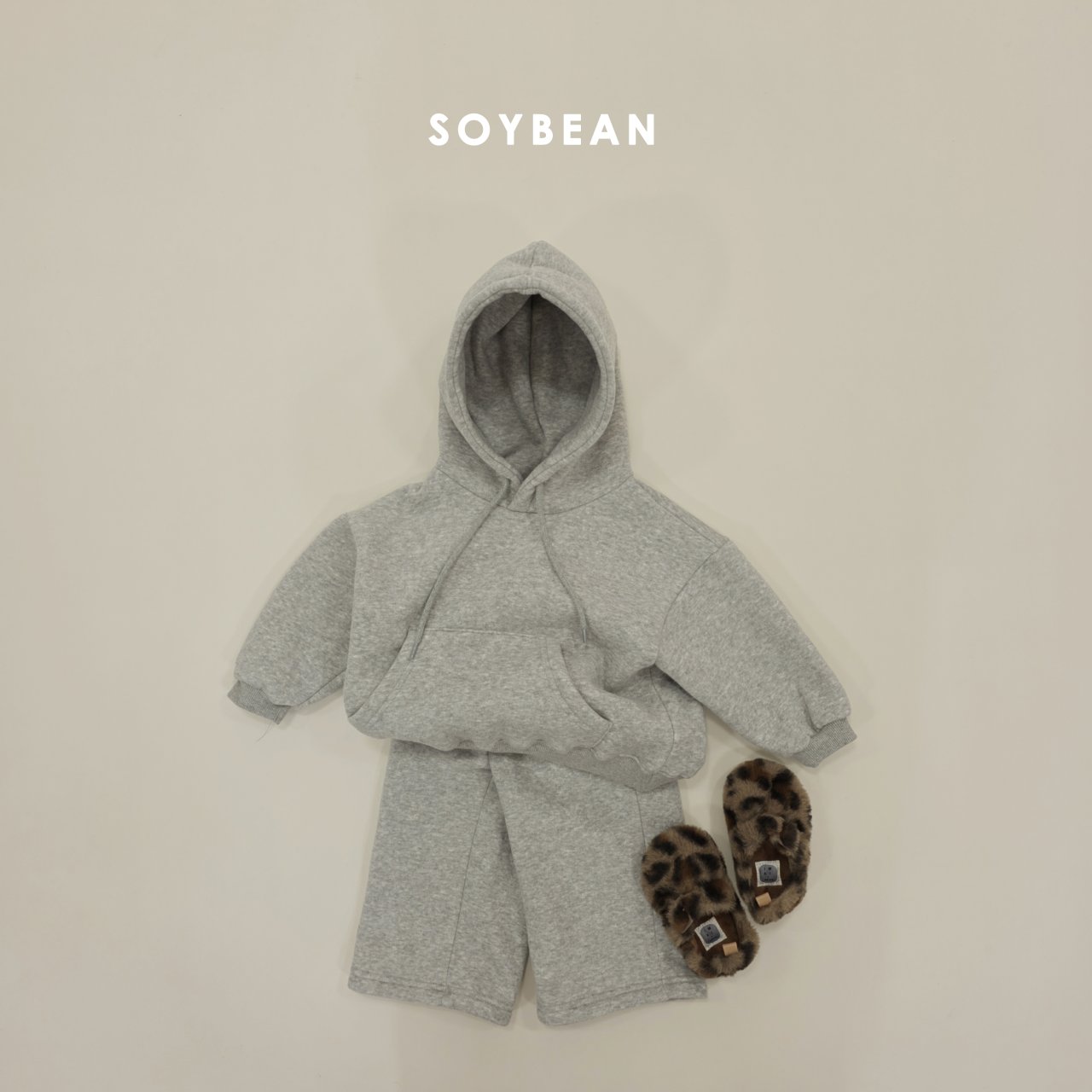소이빈 겨울 기모 후드와이드상하복 XS-JL초등저학년 - 상세 이미지 5