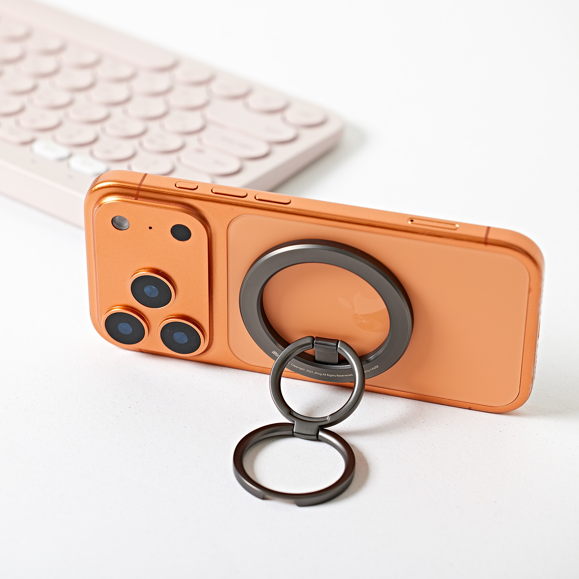 억스 아이링 M3 맥세이프 그립 톡 홀더 양면자석 휴대폰 핑거링 스탠드 핸드폰 거치대