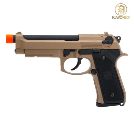 KJWORKS KJW 베레타 풀메탈 가스권총 /Beretta M9A1 GBB (TAN)