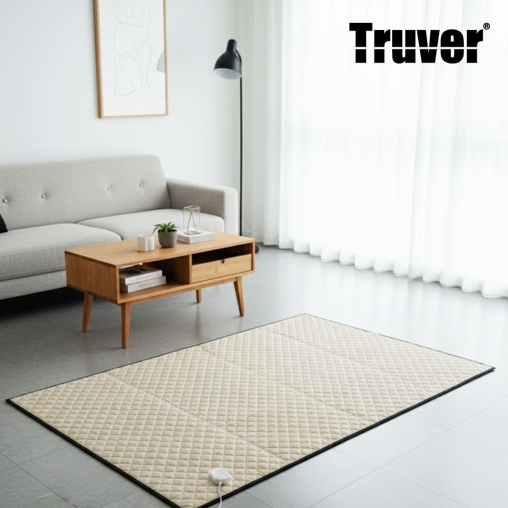 트루버 탄소매트 카본 캠핑전기장판 연결형 2인용 퀸 150cm