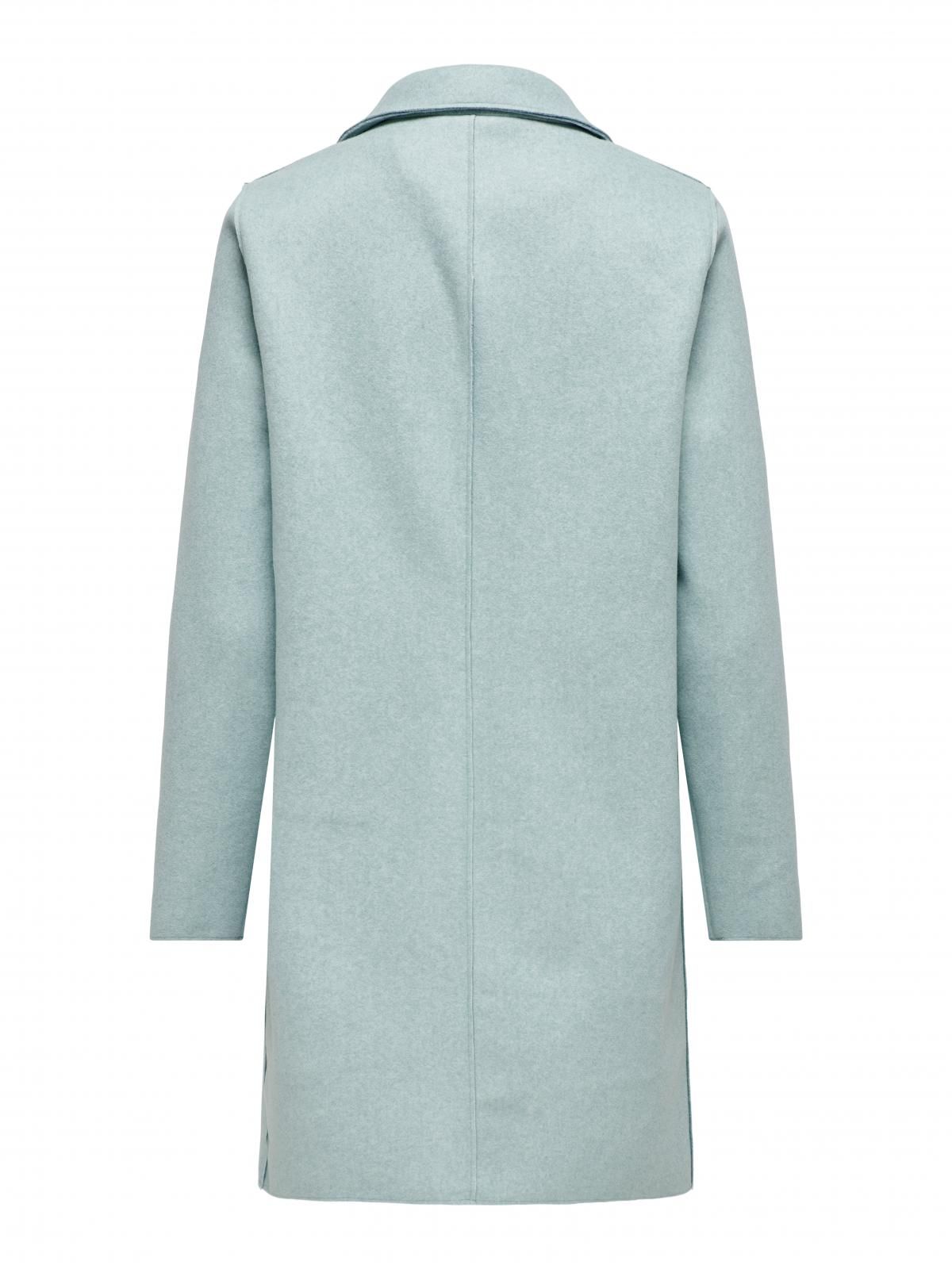 온리 테크니컬 라이트블루 롱 코트 15213300_1422_880395 TURQUOISE / GRAY MIST - 상세 이미지 4
