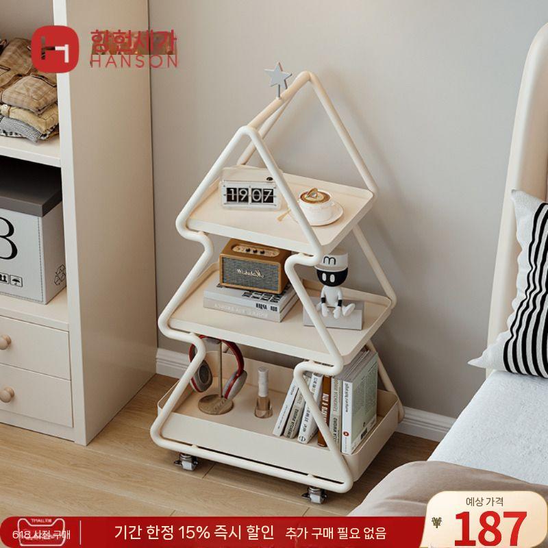 침대옆 테이블 트리모양 작은 수납 사이드테이블 화이트 크리스마스 트리 침대 옆 탁자 - 상세 이미지 2
