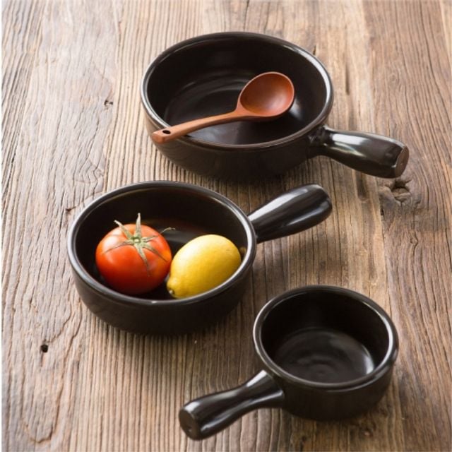 모던 손잡이 뚝배기(중) 18CM 다용도 조리용 직화팬 - 상품 이미지