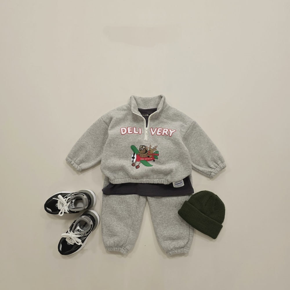 소이빈 겨울 플라잉딜리버리 상하복 남아XS-JM 데일리룩 등원룩 - 상세 이미지 4