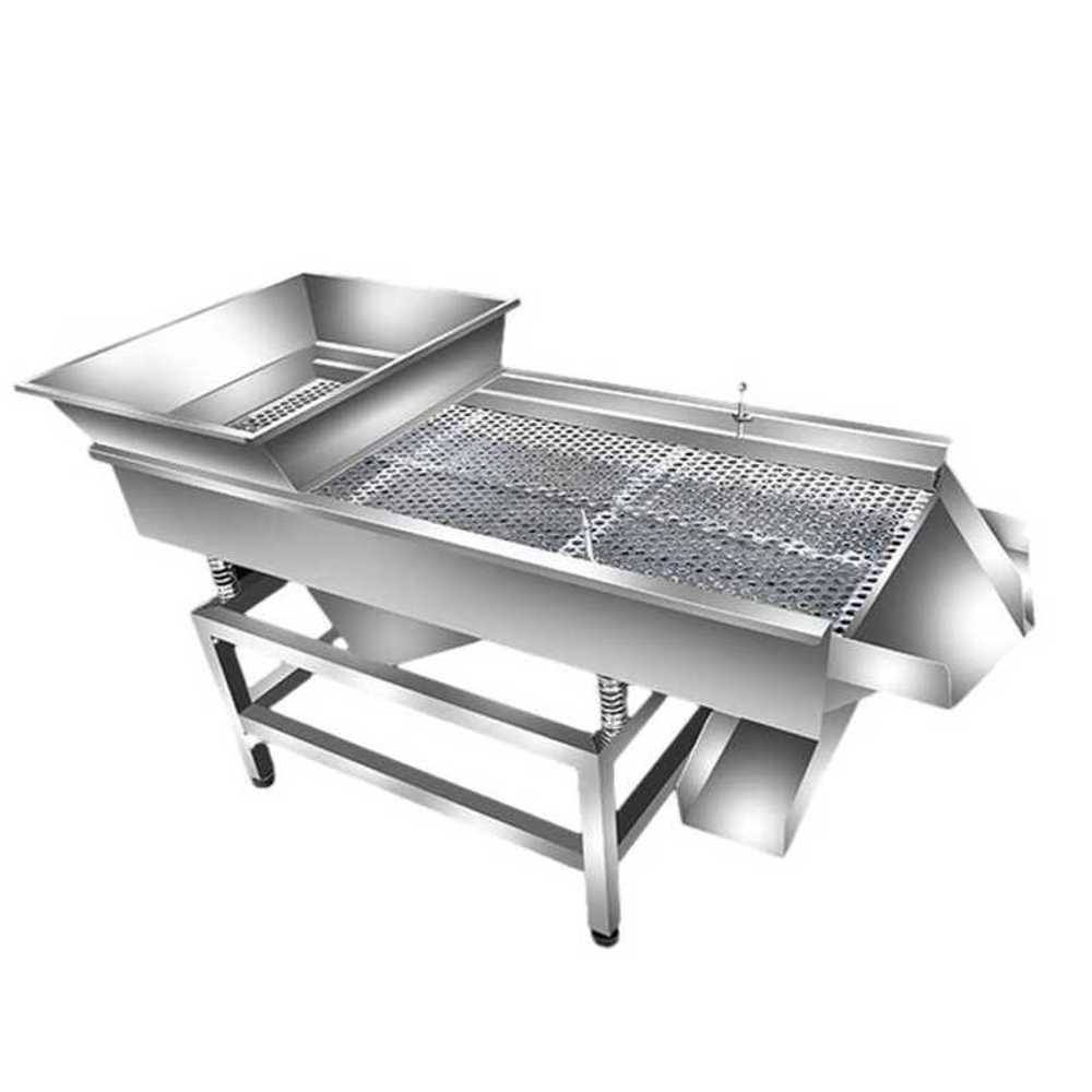 진동 곡물 선별기 다층 체망 구조 깨끗한 분리기 800x300mm 2단 단일모터 - 상세 이미지 3