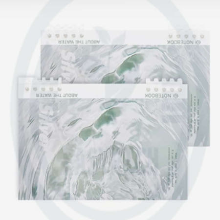 kabodeu 26공 B5 루스리프 유선 노트 2p세트 60매 실버 영어노트
