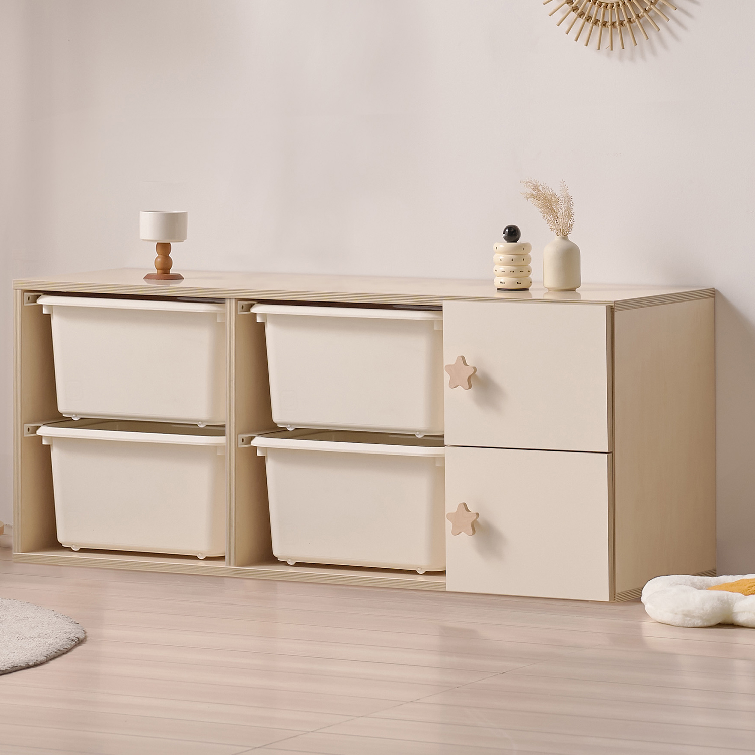 장난감 서랍장 1200 키즈 수납장 유아 아기 수납장 장난감장