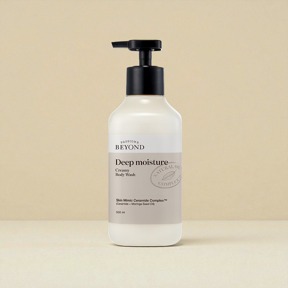 비욘드 머스크향 딥모이스처 크리미 바디워시 500 mL (비건) 제품 이미지