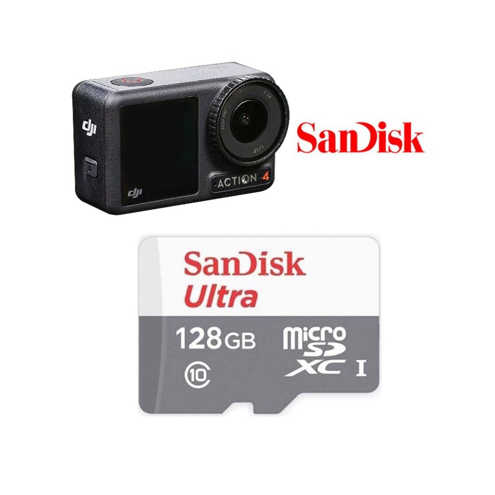 DJI 오즈모 액션 4 호환 메모리 SD 저장 카드 128GB - 상품 이미지